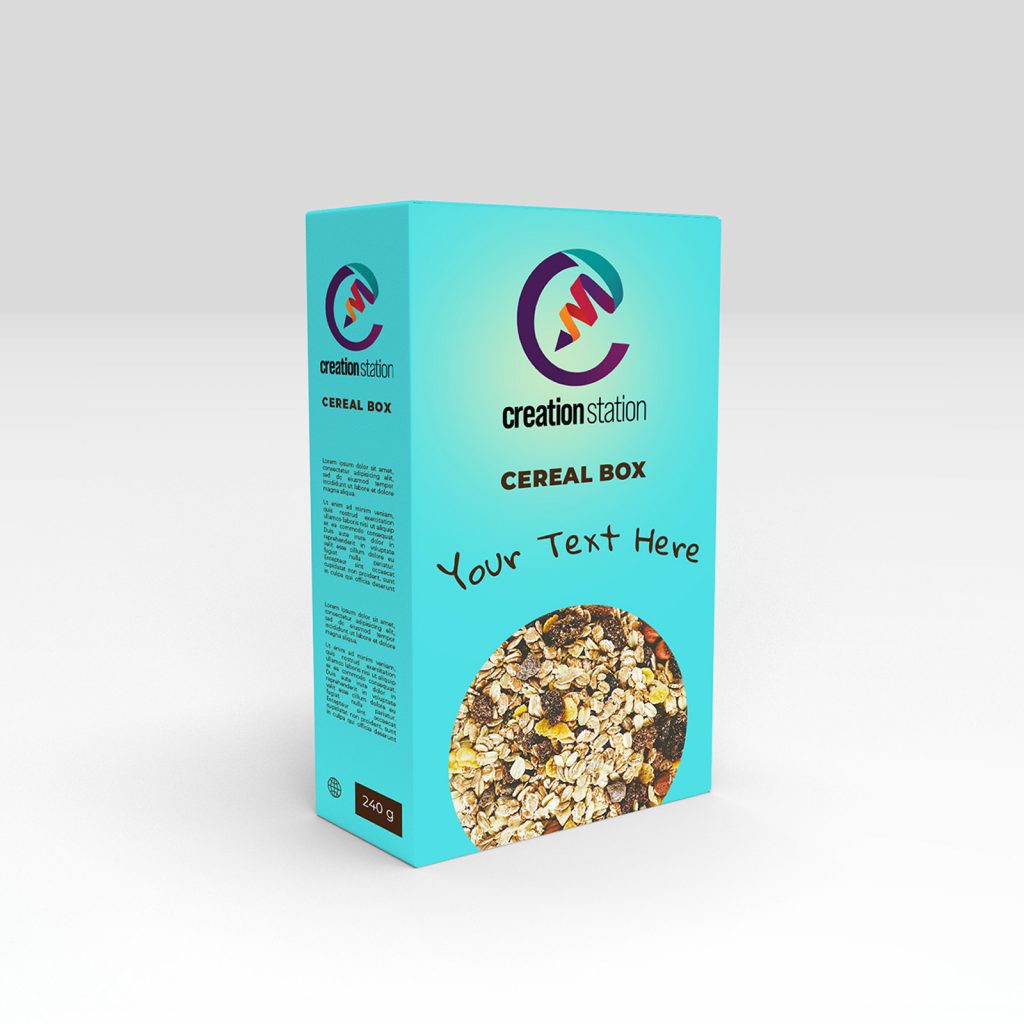 Custom Printed Cereal Boxes Creation Station Printing