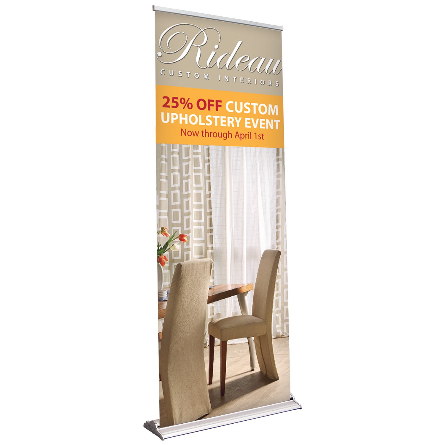 PREMIUM RETRACTABLE BANNER STANDS 48 x 92 Austin Print Company