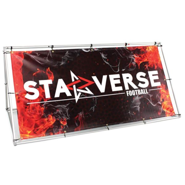 Foundation Outdoor Banner Stand Single Sided Graphic Package 1