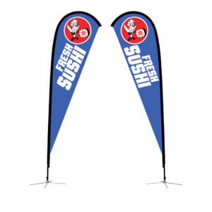 12 Ft. Large Sunbird Flag Graphic Package With X Base