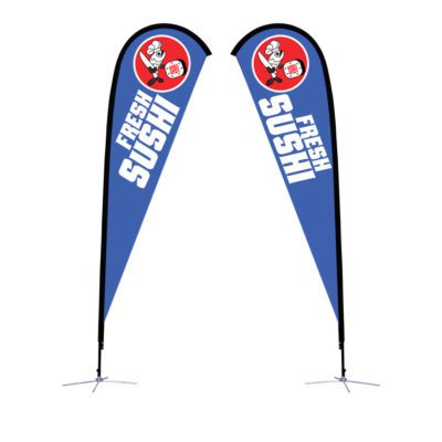 12 Ft. Large Sunbird Flag Graphic Package With X Base