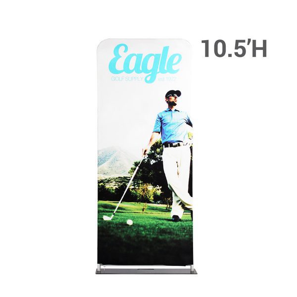 EZ Extend 3 ft x 10 5 ft Single Sided Graphic Package White Back 1