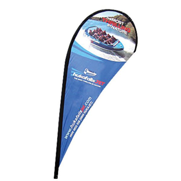 Teardrop Banner Stand Large Single Sided Printed Graphic Only 1