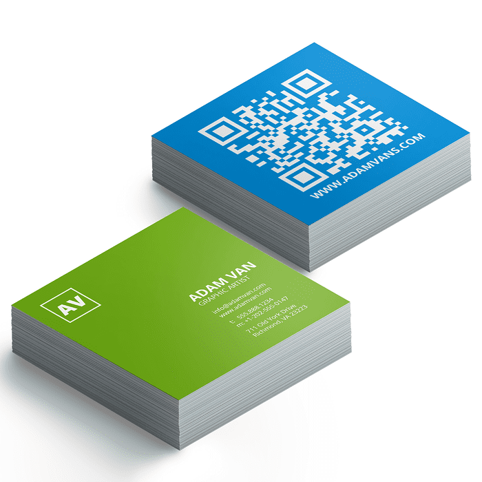 Square Business Cards 700