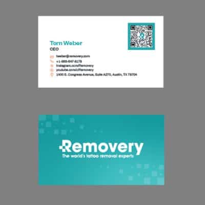 Removery Business Card - HQ (POD) - DYO