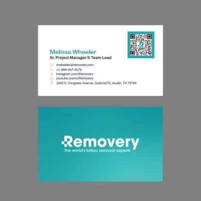 Removery Business Card - HQ (POD) - DYO