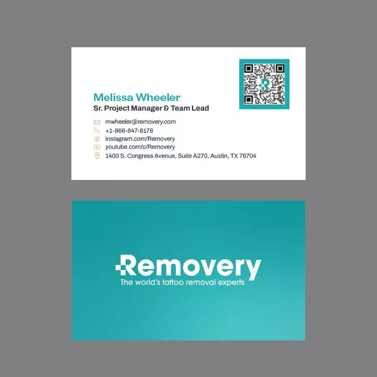 Removery Business Card - HQ (POD) - DYO