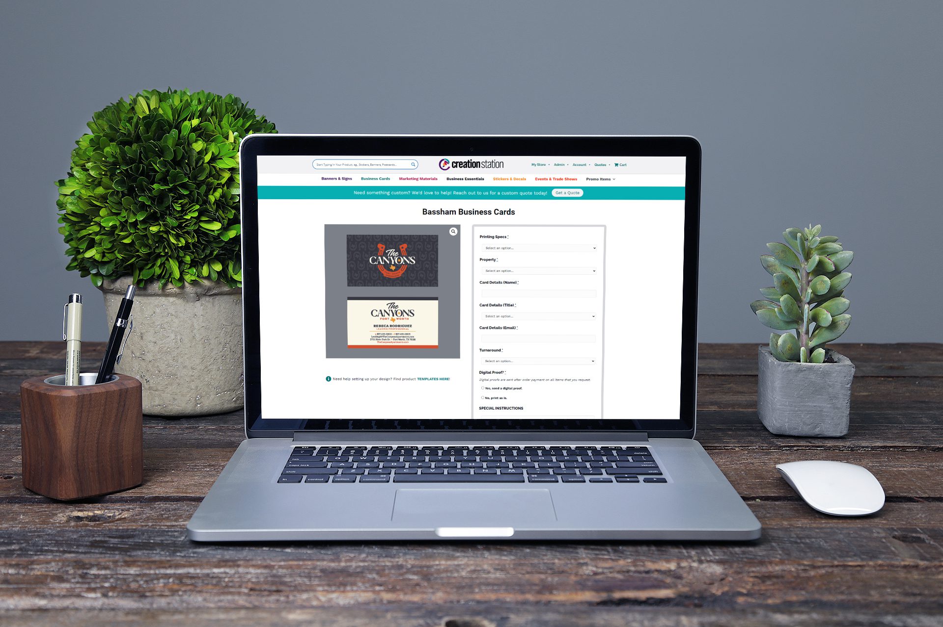 Business Card OrderingWebsite Business Card Ordering Website