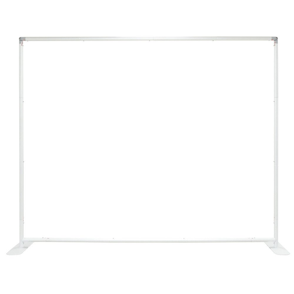 ONE CHOICE 10 Ft Fabric Display Straight Single Sided Graphic Package White Back 3