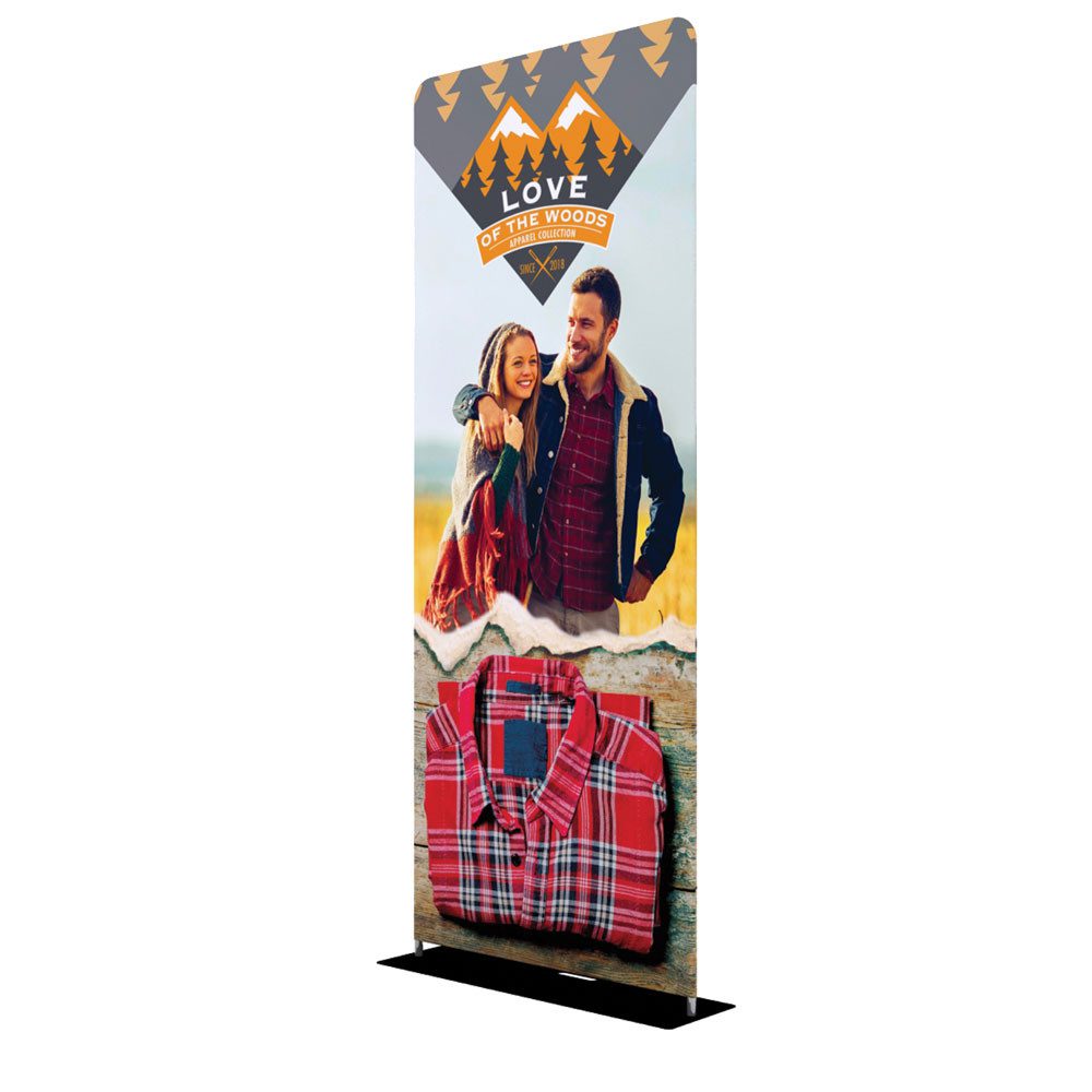 One Choice Fabric Display 3 ft x 7 5 ft Double Sided Graphic Package 2