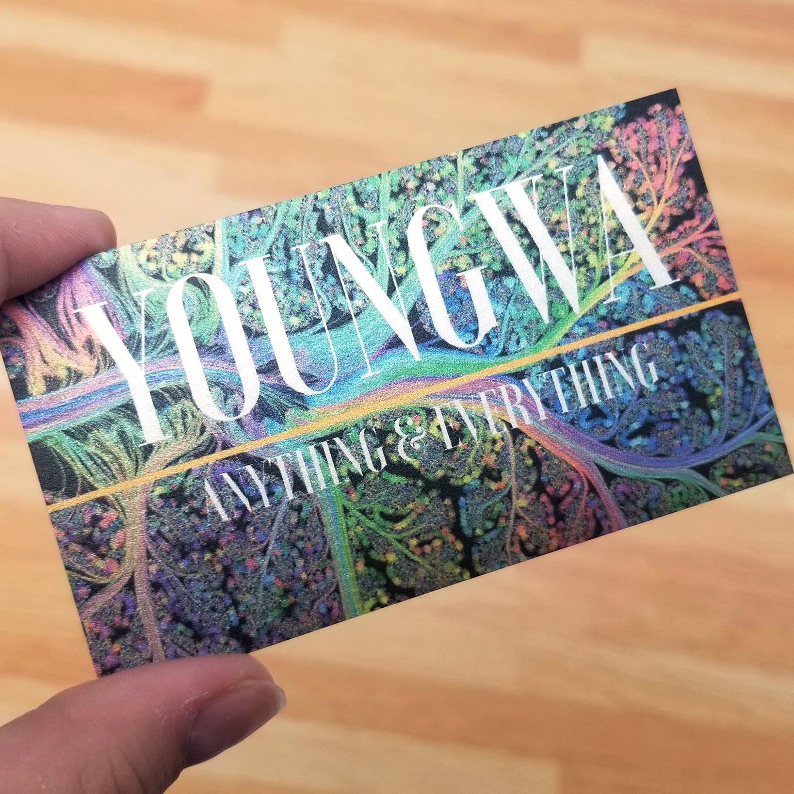 Pearlescent Business Cards