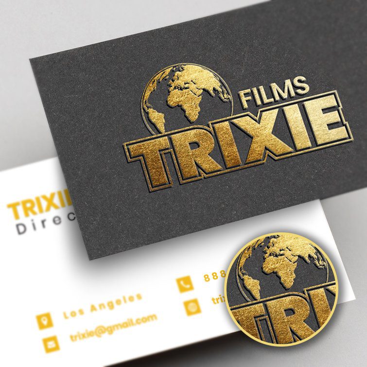 Raised Foil Business Cards