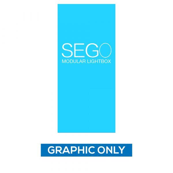 SEGO Lightbox 100x225 Single Sided Graphic Only 1