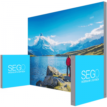 SEGO Modular Lightbox Display Configuration E Double-Sided (Graphic Package)