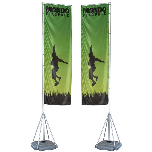 Mondo Flagpole 17ft Double Sided Graphic Package 1