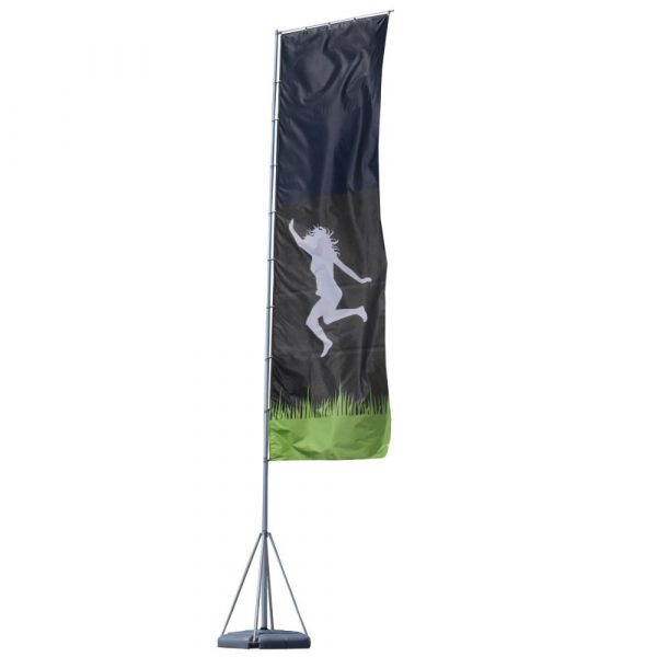 Mondo Flagpole 23ft Single Sided Graphic Package 1