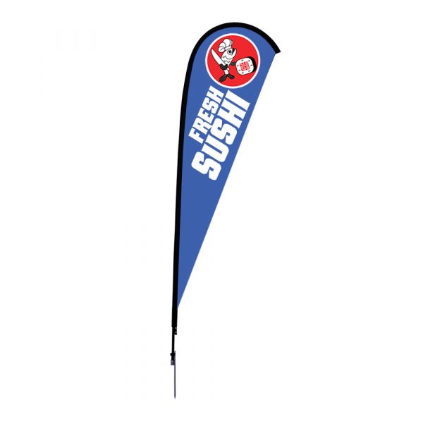 Sunbird Flag Large Spike Base Single Sided Graphic Package 1