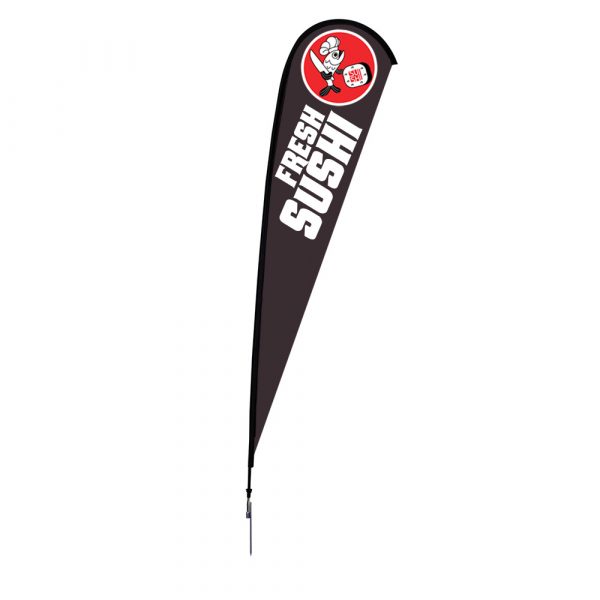 Sunbird Flag X Large Spike Base Single Sided Graphic Package 1