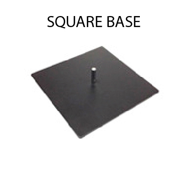 Medium Rectangle Flag Hardware Square Base