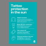 Tattoo Protection Aftercare Poster POD New Design Product Image