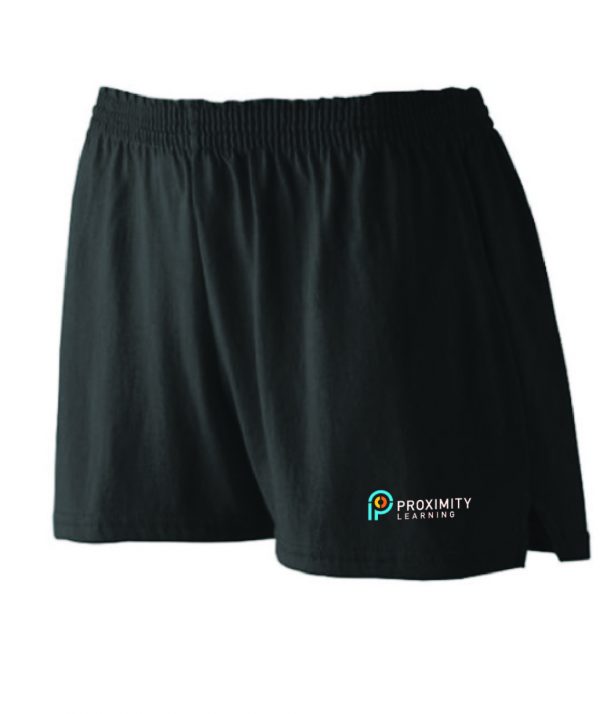 proximity learning Womens Augusta Sportswear Trim Fit Jersey Shorts black