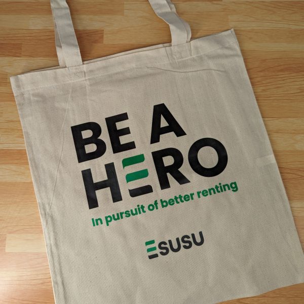 Esusu Be A Hero Canvas Bags