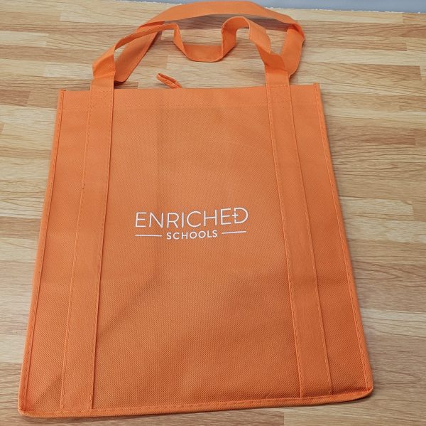 Enriched Schools Orange Tote Bag