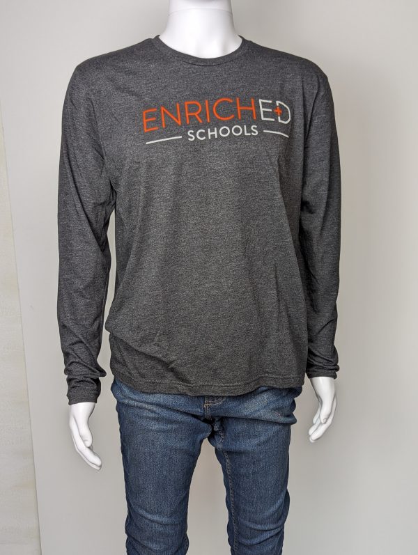 Enriched Schools Long Sleeve Grey Shirt