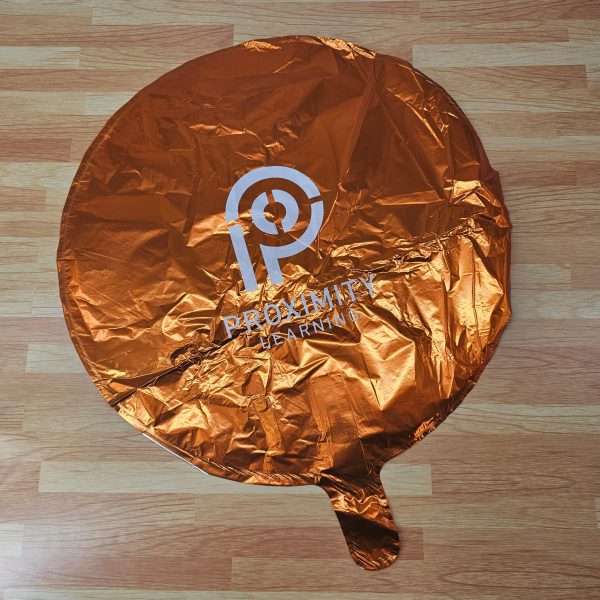 Gold Logo Balloon