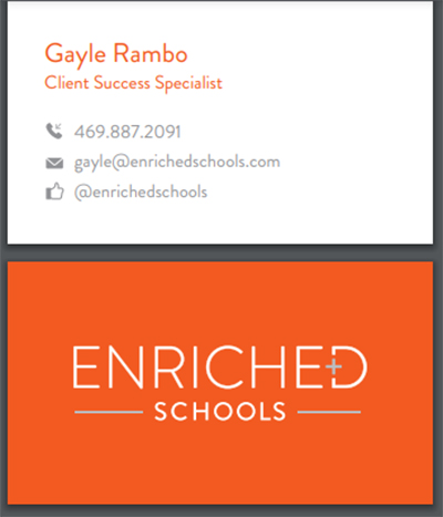enriched Learning Business Cards