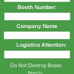 Conference Booth Labels