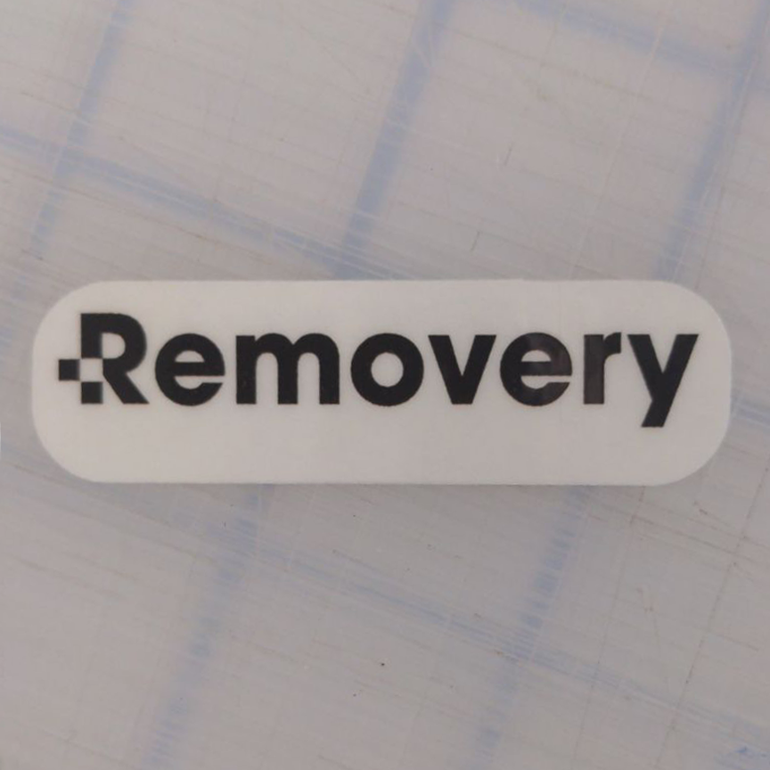 Removery Laser Logo Stickers