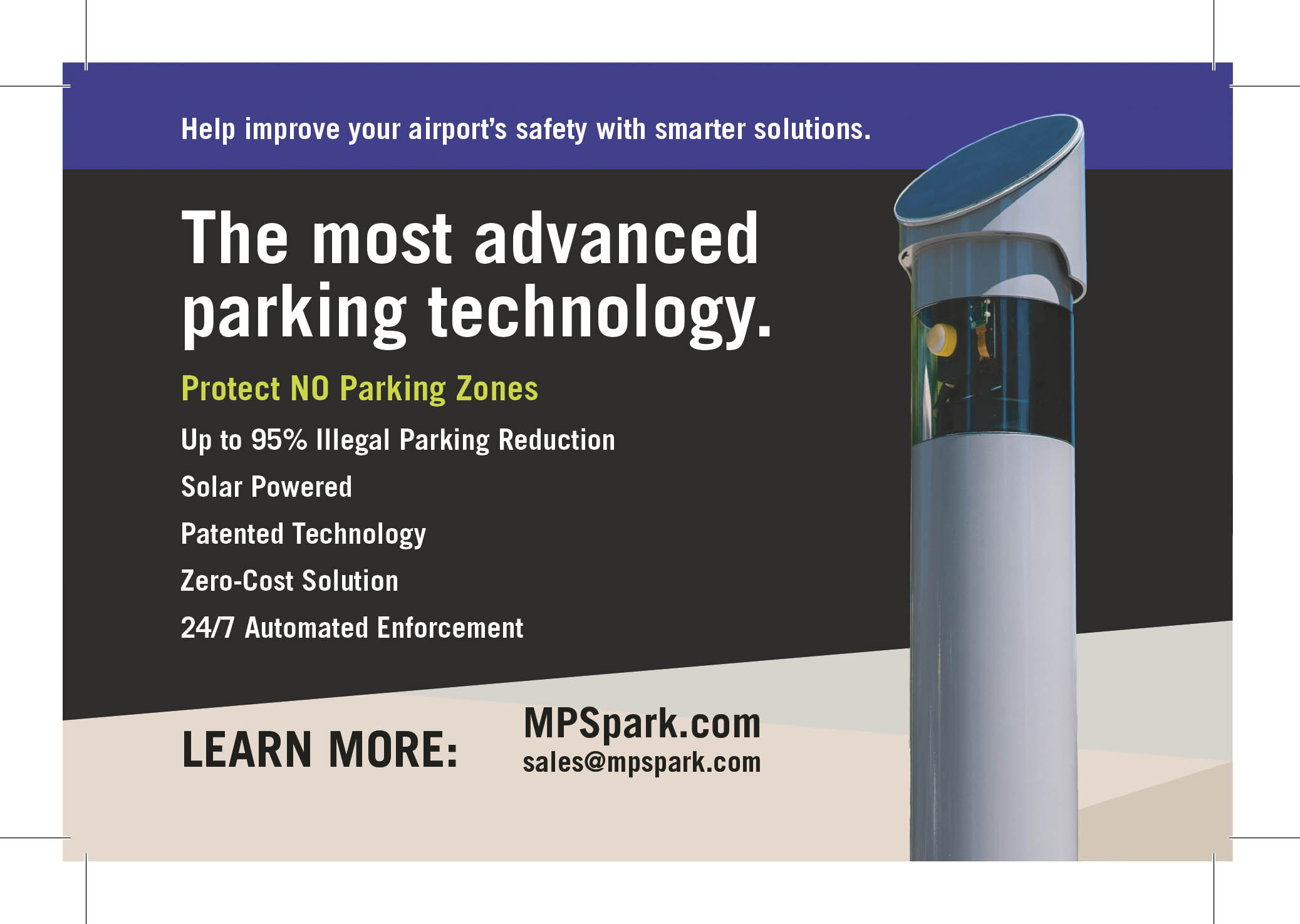 Municipal Parking Services - Airport SafetyStick Postcards (Preprinted)