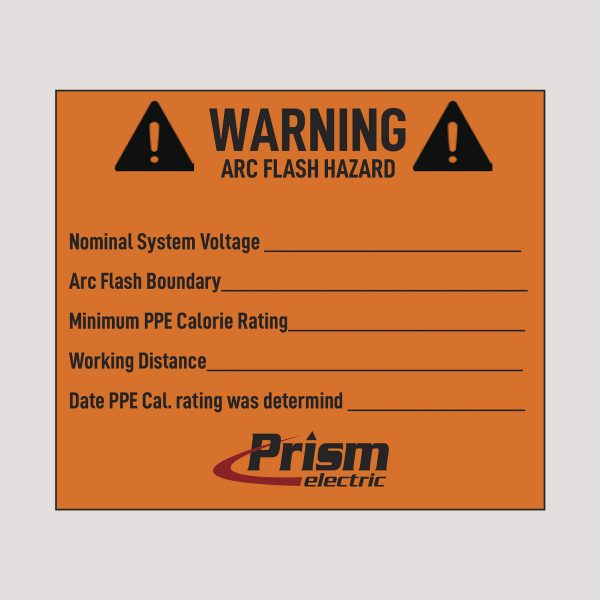 WARNING ARC FLASH 4 x 35