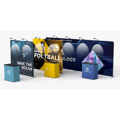 Straight Tension Fabric Displays