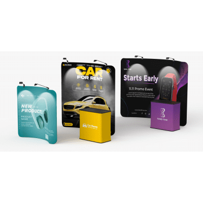 Curved Tension Fabric Displays