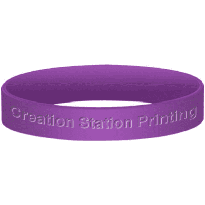 Custom Debossed Wristbands