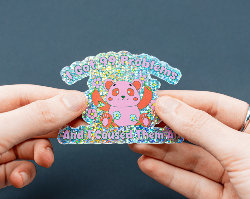 Glitter Sticker (2)