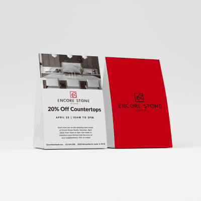 Encore Stone - Table Tents