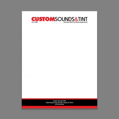 Custom Sounds - Letterhead