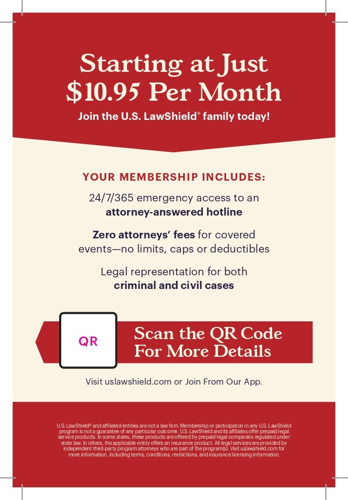 US Law Shield Counter Cards - 250/pack V2 - Image 2
